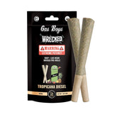 TROPICANA DIESEL THCP + LIVE RESIN INFUSED PRE-ROLLS 1G X 2 (WRECKED EDITION)